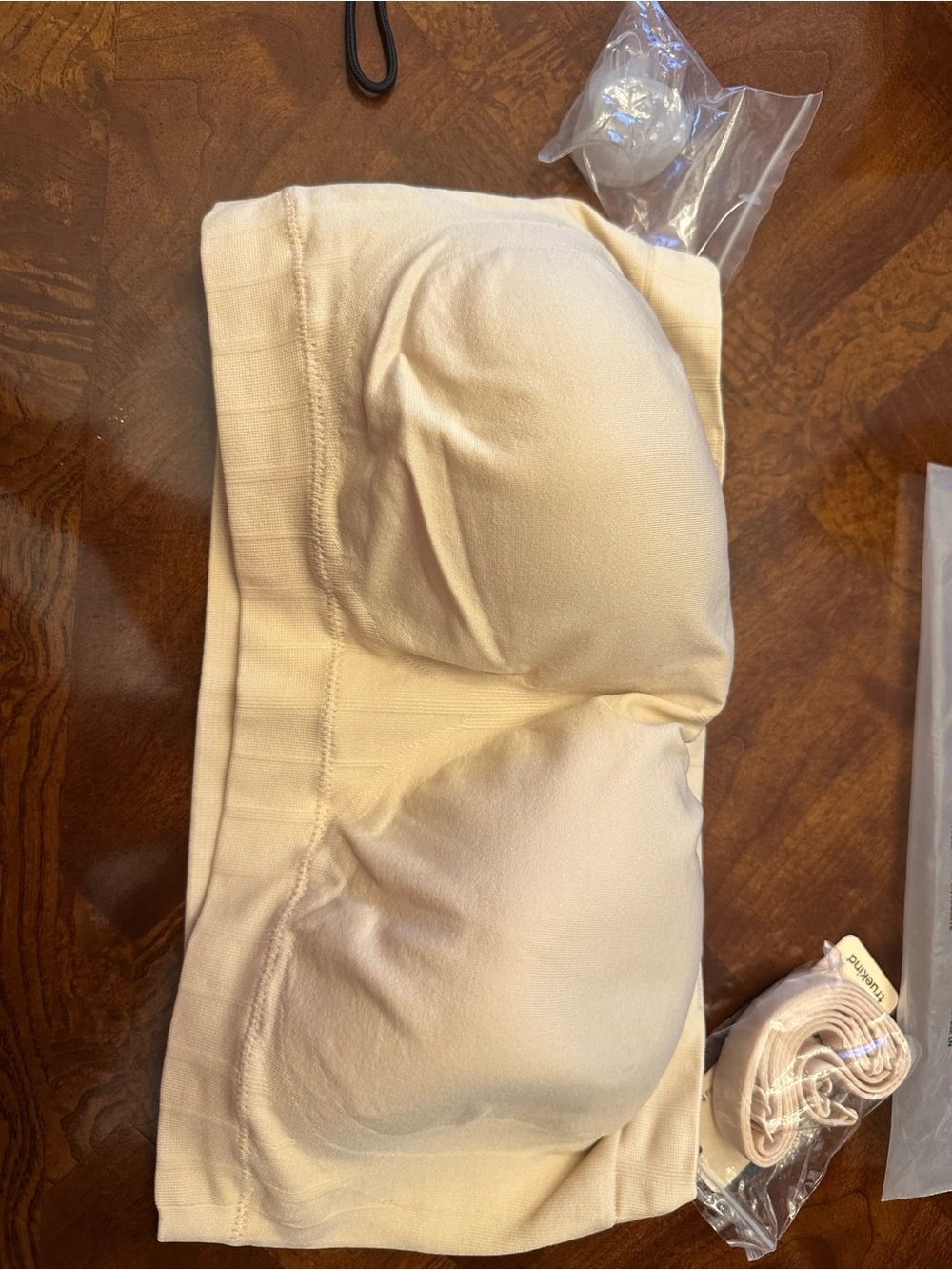 Truekind Strapless Padded Bandeau in Chai— Everyday Support